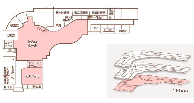 施設のご案内　1F